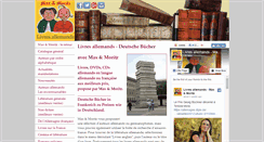 Desktop Screenshot of livresallemands.com